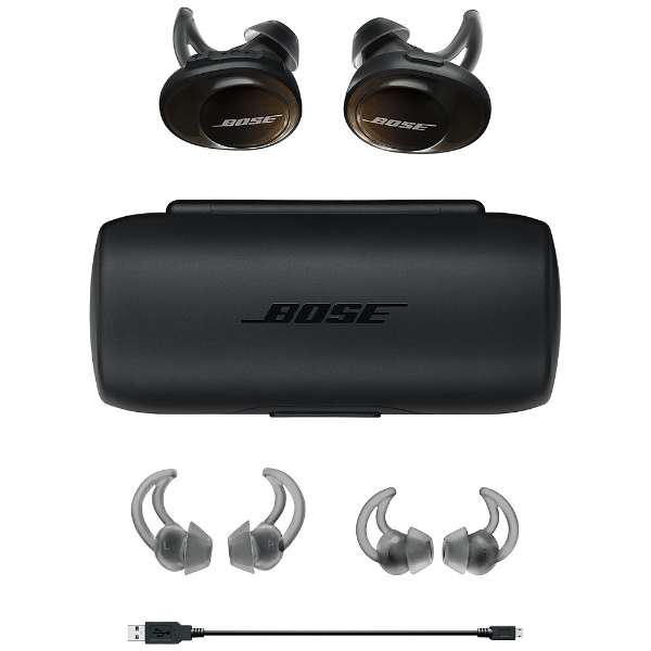 BOSE 真无线蓝牙耳机 Sound Sport Free wireless headphones 黑色 SSPORTFREEBLK [麦克风対応 /无线(左右分体) /Bluetooth]